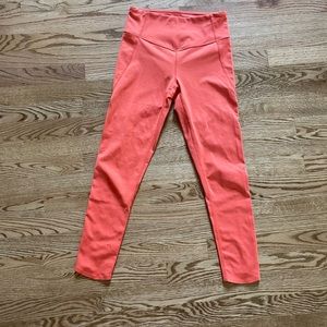 Zella Orange  Leggings. Size S